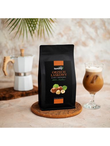 Tommy Cafe Kawa smakowa Orzech Laskowy ziarnista 1kg