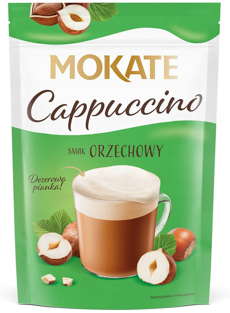 Mokate Kawa cappuccino smak orzechowy 110g