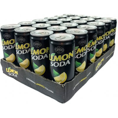 その他 soda Lemon Soda włoska lemoniada zgrzewka 24x330 ml