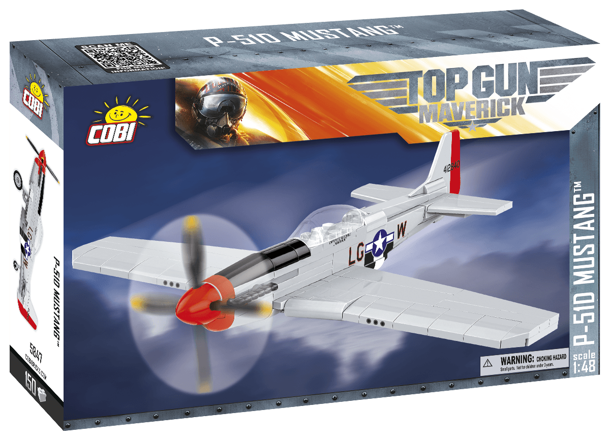 COBI KLOCKI COBI 5847 Samolot P-51D Mustang™ TOP GUN MAVERICK 150 El ...