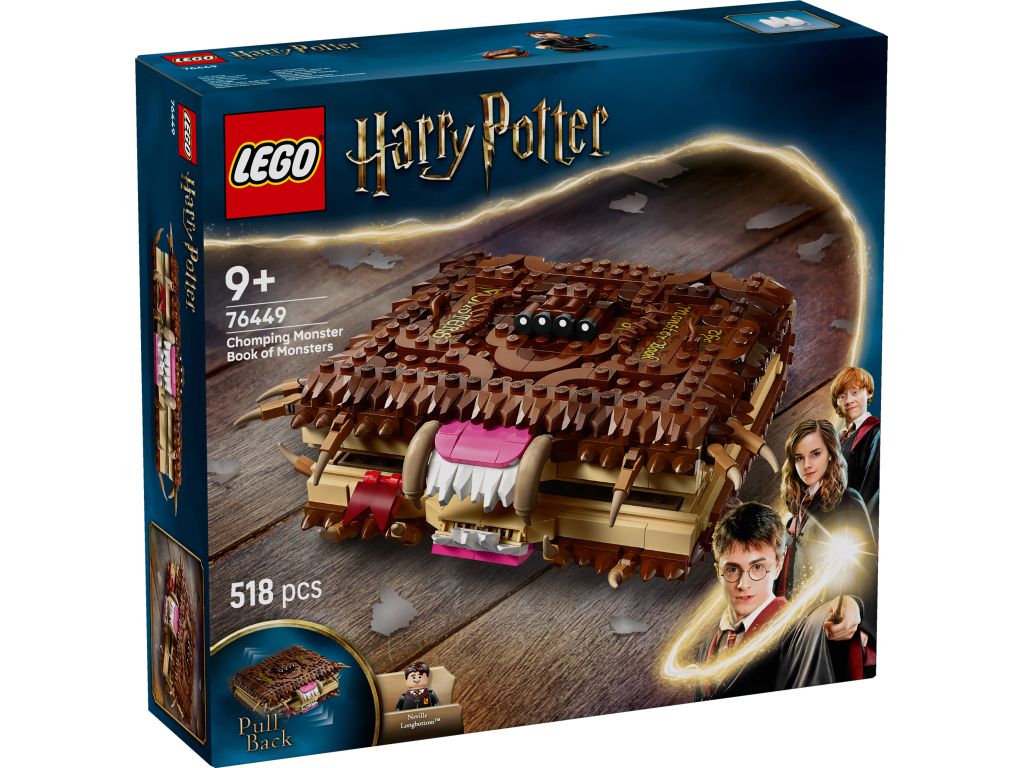 LEGO 76449 Harry Potter Potworna księga potworów z zębami