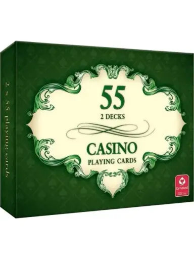 CASINO - karty do gry 2 x 55 kart CARTAMUNDI - Cartamundi ...
